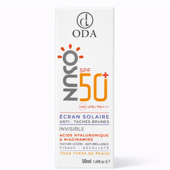 ODA - ECRAN SOLAIRE INVISIBLE ANTI TACHES SPF50+ 50ML