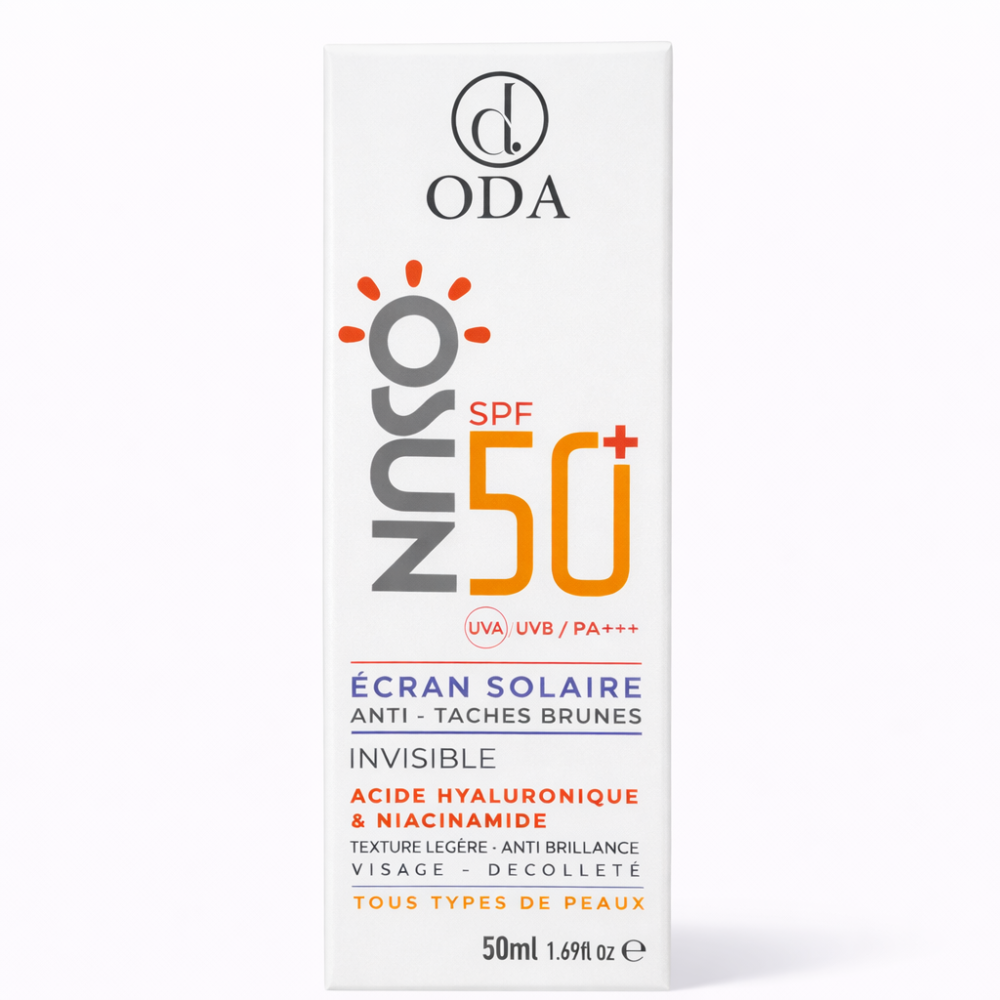 ODA - ECRAN SOLAIRE INVISIBLE ANTI TACHES SPF50+ 50ML