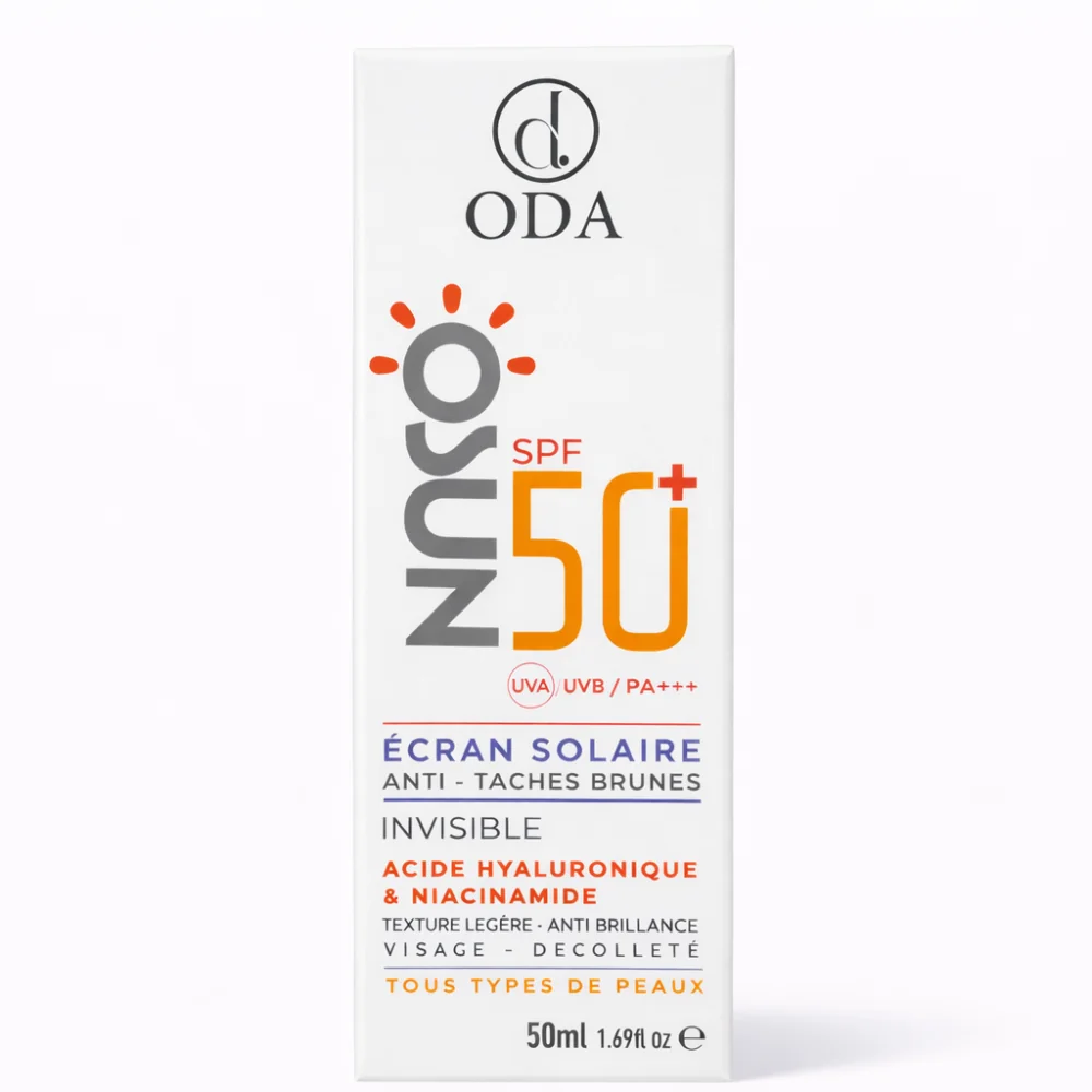 ODA - ECRAN SOLAIRE INVISIBLE ANTI TACHES SPF50+ 50ML