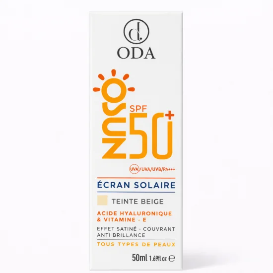 ODA - ECRAN SOLAIRE TEINTE BEIGE SPF50+ 50ML