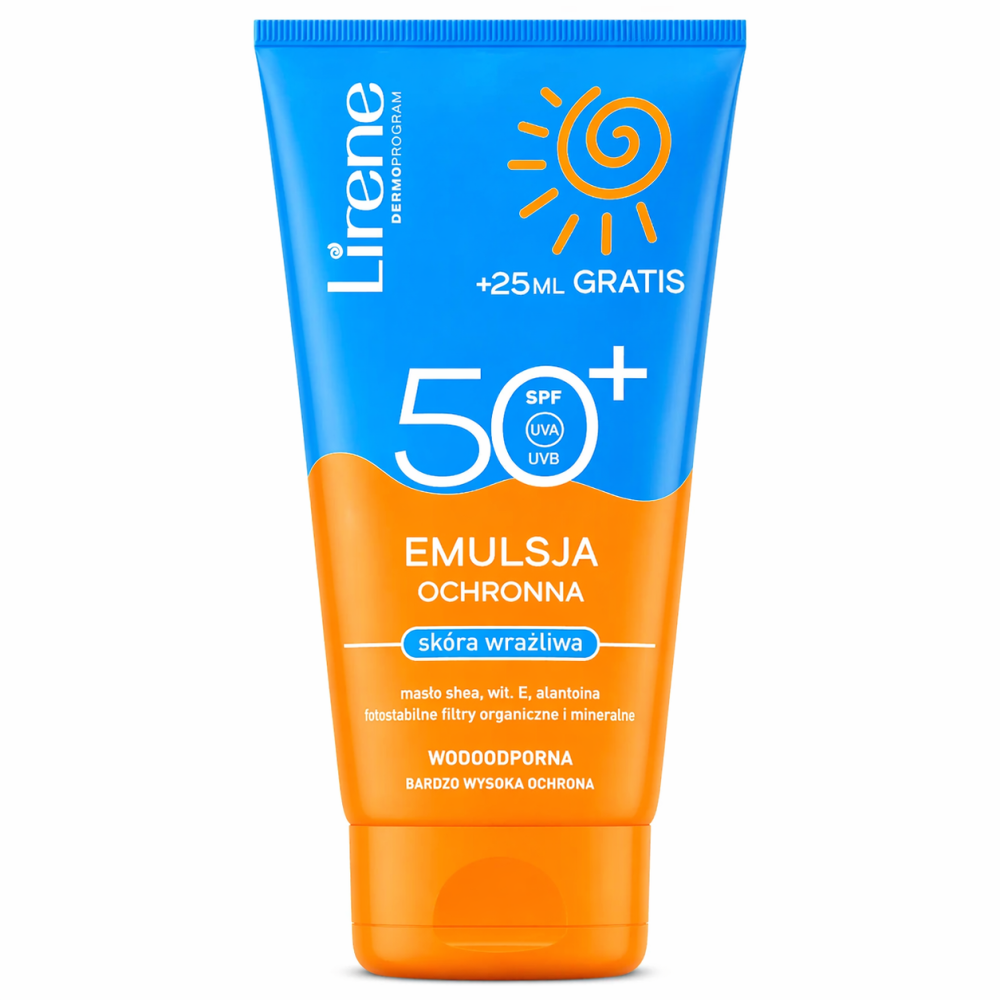 LIRENE EMULSION SPF50+ 175ML CORPS ET VISAGE ENFANTS ET ADULTES pou...