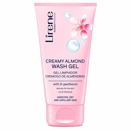 LIRENE Gel Nettoyant Amande 150ML Peau Sensible pour Beauté