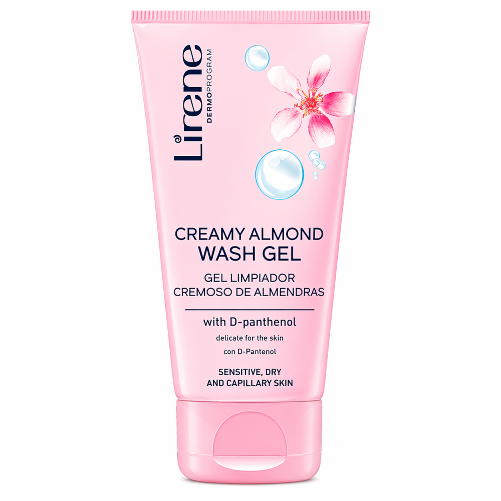 LIRENE Gel Nettoyant Amande 150ML Peau Sensible pour Beauté