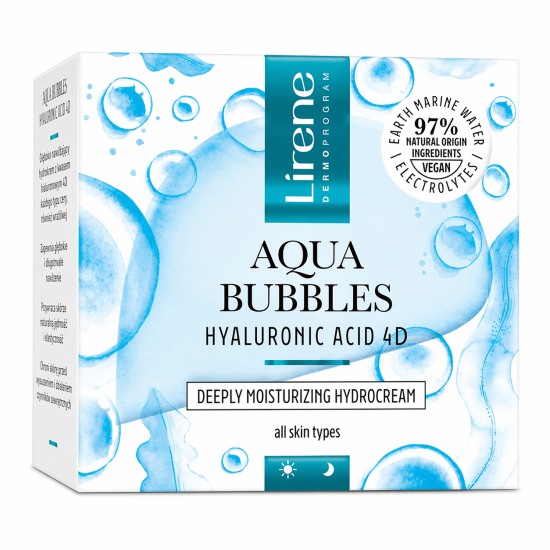 LIRENE AQUA BUBBLES - HYDRO-CREME JOUR NUIT 50ML