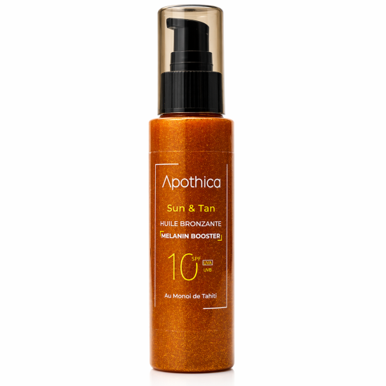 APOTHICA SUN PROTECT HUILE D'ETE BRONZANTE SPF10 100ML pour Accueil