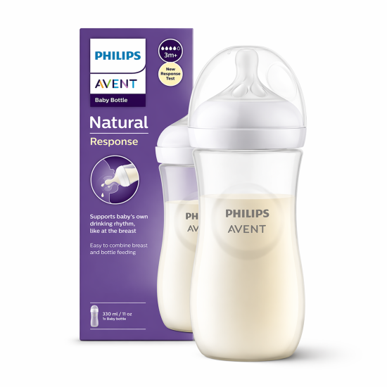AVENT - BIBERON NATURAL RESPONSE +3MOIS 330ML pour Maman et bébé