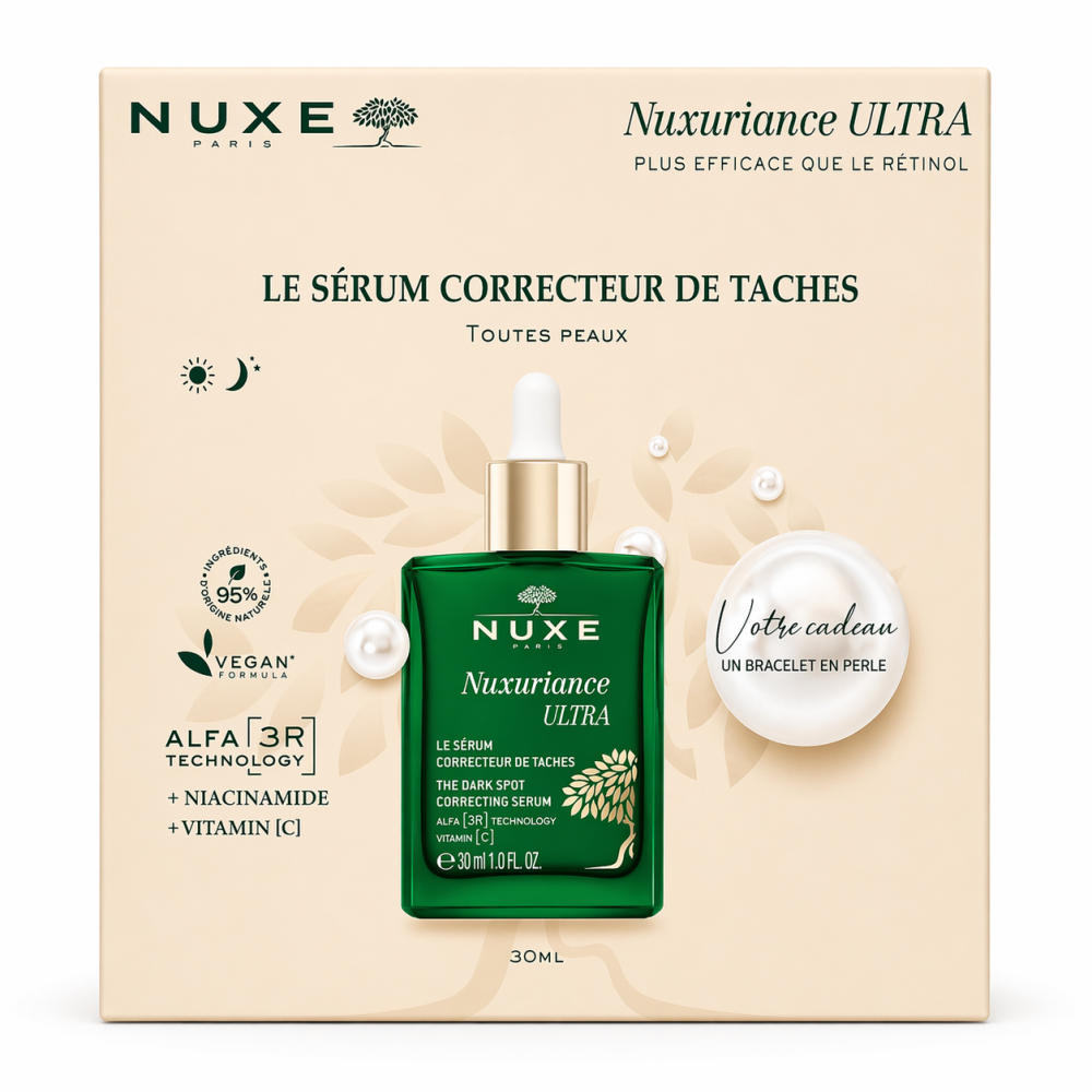 NUXE - COFFET SERUM CORRECTEUR DE TACHES 30ML + BRACELET EN PERLE OFFERT