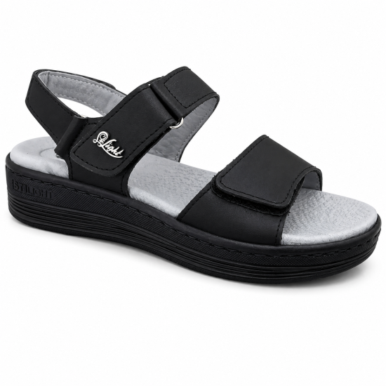 STI LIGHT SANDALES ORTHOPEDIQUES NOIRS FEMME