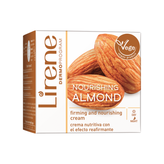 Lirene Crème Vegan À L'Amande Hydratante Et Nutritive 50 G