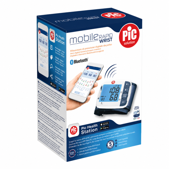 PIC SOLUTION MOBILERAPID WRIST TENSIOMÈTRE AUTOMATIQUE AU POIGNET