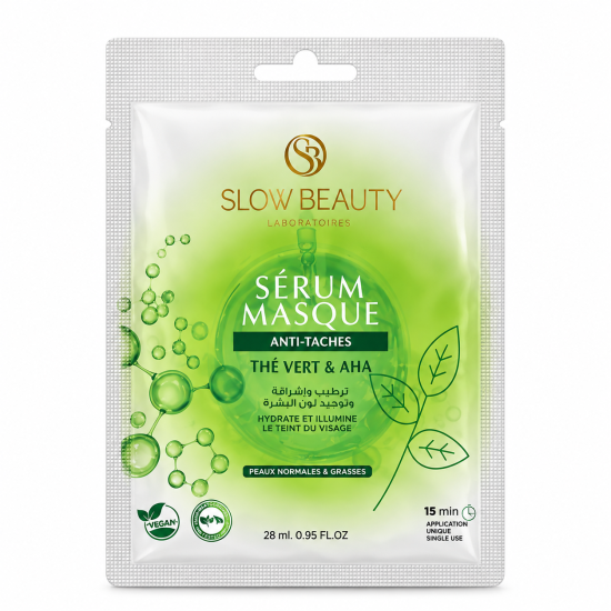 SLOW BEAUTY MASQUE SERUM ANTI TACHES THE VERT ET AHA