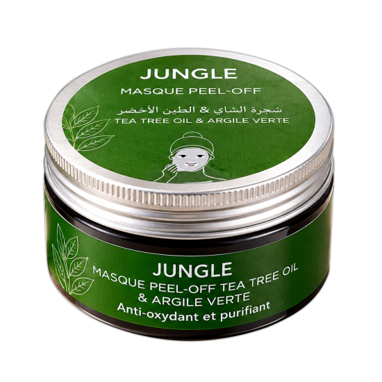 JUNGLE MASQUE PEEL OFF TEA TREE OIL & ARGILE VERTE