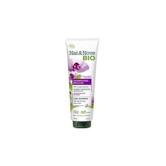 Nat& Nove Bio Shampooing Boucles Cheveux Boucles ou Frises 250 ml