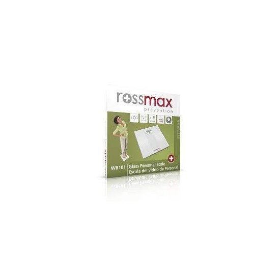 ROSSMAX Balance électronique personnelle en verre WB101