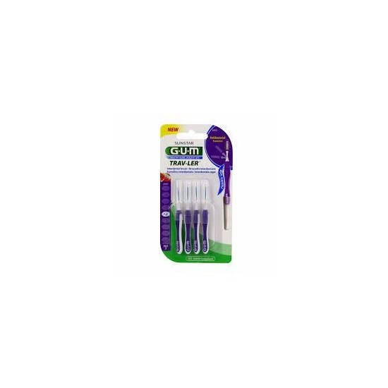 GUM TRAV-LER BROSSETTES x4 1.2MM 1512