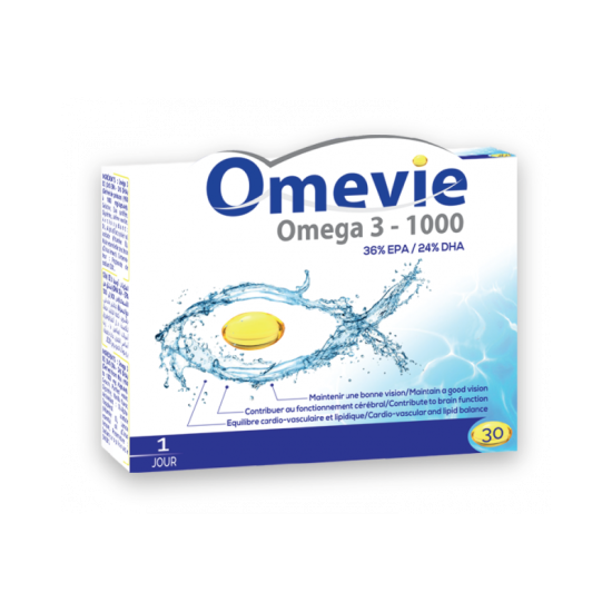 Vital Omevie Oméga-3 1000 – 30 capsules