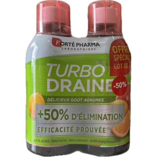 TURBO DRAINE DUO AGRUMES 500ml Forte Pharma