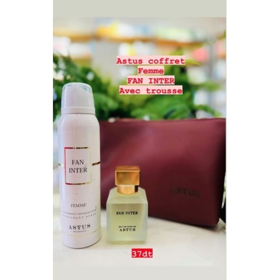 ASTUS COFFRET FEMME FAN INTER AVEC TROUSSE