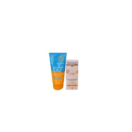 PHARMACERIS ECRAN TEINTE +LIRENE LAIT 175ML