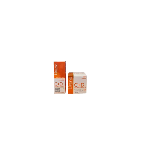 LIRENE PACK CREME HYDRATANTE PEAU SECHE C+D + SERUM C+D