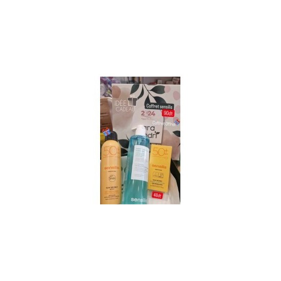 SENSILIS COFFRET ECRAN ULTRA FLUIDE + GEL NETTOYANT + BRUME OFFERTE