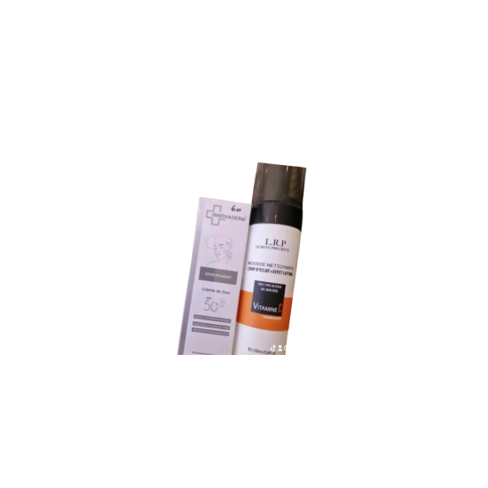 LRP MOUSSE VIT C + INNOVADERM CREME DE JOUR ANTI TACHE
