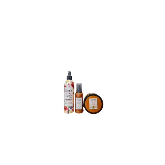 ZYNIA PACK HUILE ET BAUME BRONZANTE PAILLETEE + BRUME PARFUME SUBLIME