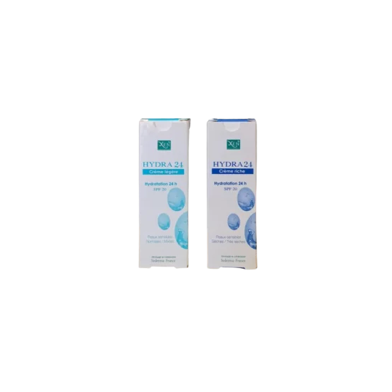 XEN PACK HYDRATATION HYDRA24 RICHE + HYDRA24 LEGERE