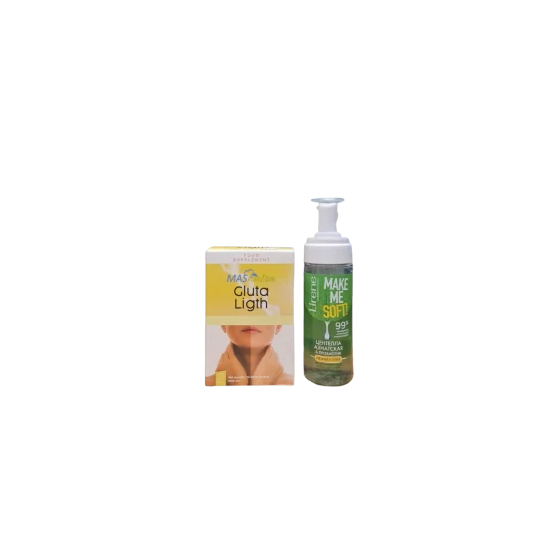 PACK ECLAT LIRENE MOUSSE MAKE ME SOFT+ GLUTA LIGHT