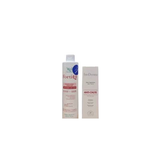 PACK ANTI CHUTE XEN FORTI Q10 SHAMPOING+ INODERMA LOTION ANTI-CHUTE