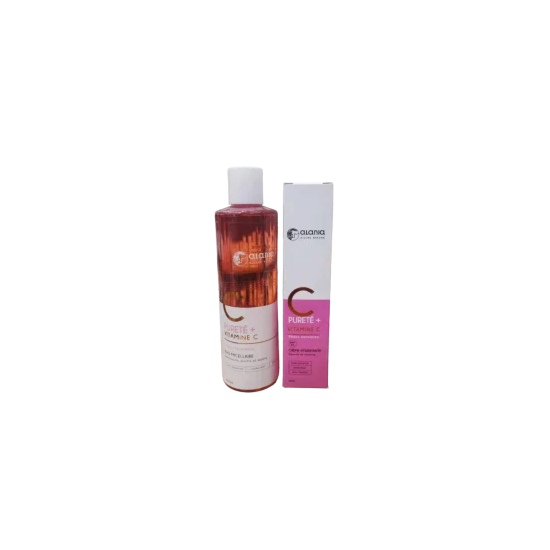 ALANIA PURETE+ VITAMINE C CREME HYDRATANTE 50ML + ALANIA PURETE+ EAU MICELLAIRE VITAMINE C 250ML