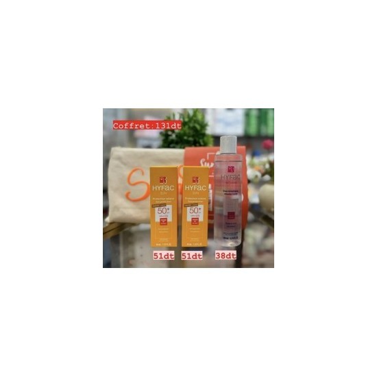 Coffret Hyfac: Lot 2 Ecran teinté 40ml + Eau micellaire 200ml