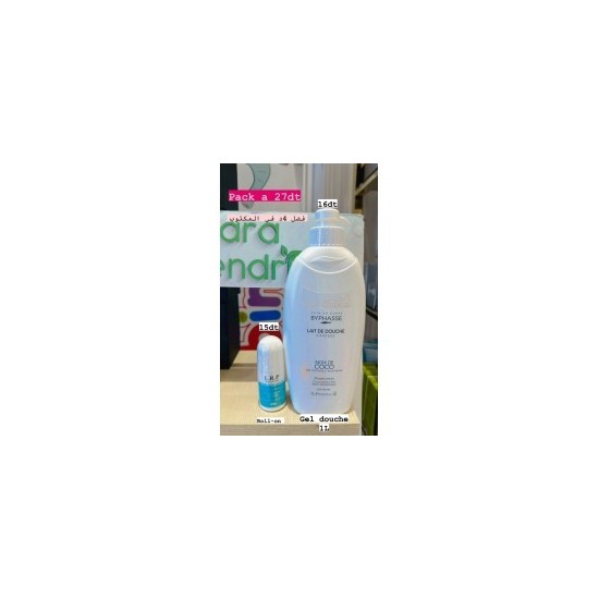 PROMO GEL DOUCHE BYPHASSE 1L + ROLL ON LRP