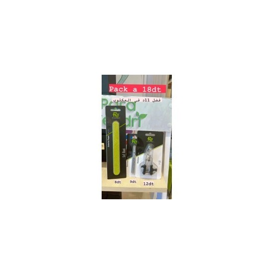 PROMO LIME A ONGLES, PINCE A EPILER + RECOURBE CILS