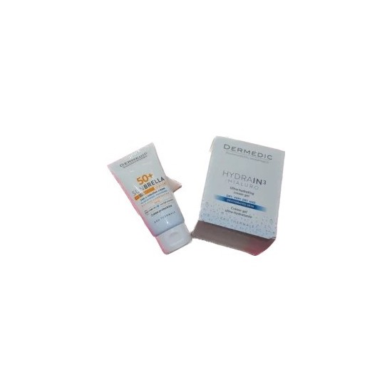 Dermedic coffret écran sunbrella + crème gel hydratante