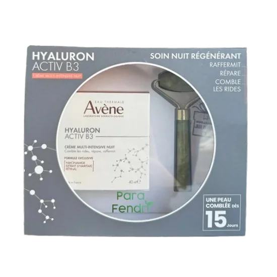 AVENE - COFFRET : CREME DE NUIT HAB3 50ML + ROULEAU EN JADE OFFERT ...