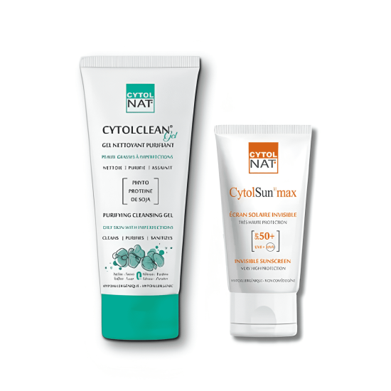 CYTOLNAT PACK GEL NETTOYANT PURIFIANT + ECRAN INVISIBLE
