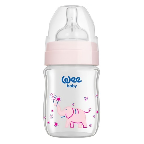 WEE BABY CLASSIC PLUS BIBERON COL LARGE EN VERRE 150ML 0-6MOIS