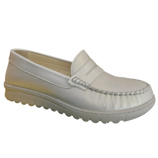 STI LIGHT MOUCASSINS ORTHOPEDIQUES DORÉS FEMME