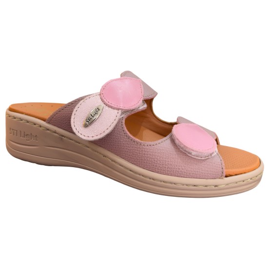 STI LIGHT CLAQUETTES ORTHOPEDIQUES ROSE