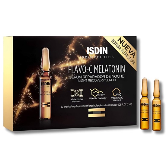 ISDIN ISDINCEUTICS FLAVO C MELATONIN SERUM REPARATEUR NUIT 30*2ML