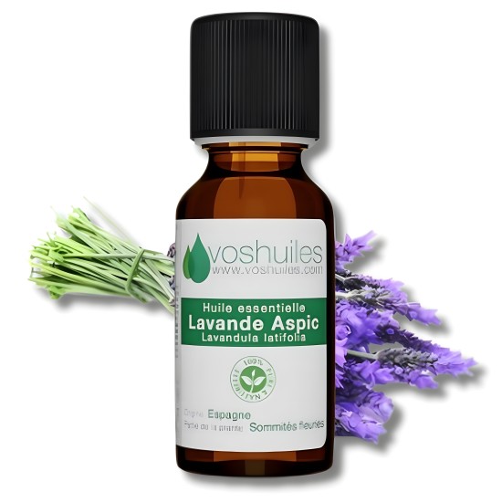 VOSHUILES HUILE ESSENTIELLE DE LAVANDE ASPIC