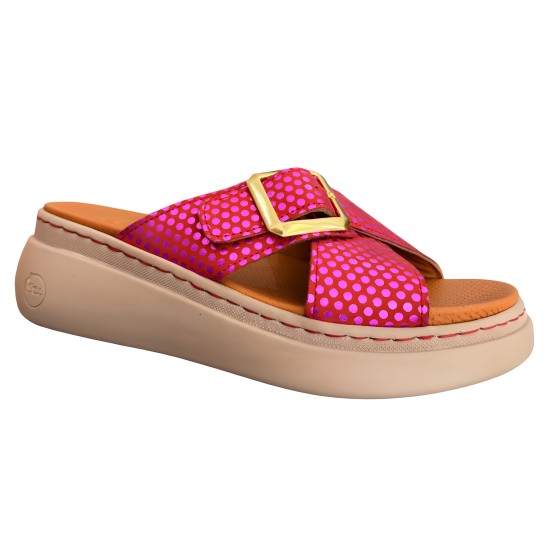 STILIGHT CLAQUETTES ORTHOPÉDIQUES CROISÉES COULEUR ROSE CHANGEANTE FEMMES