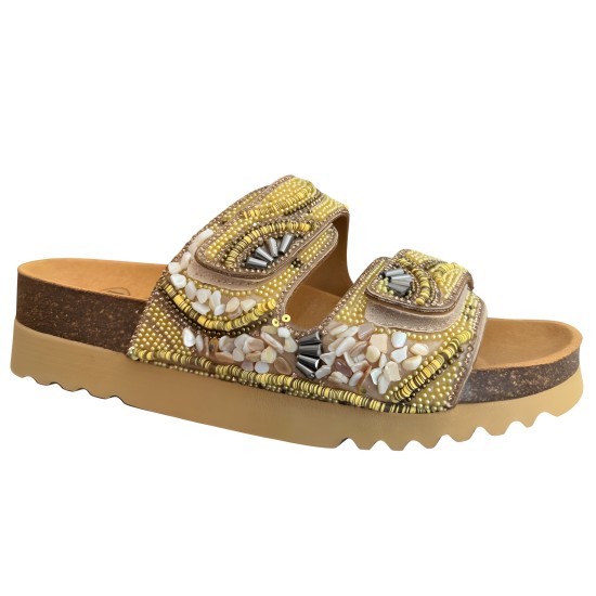 SCHOLL CLAQUETTES ORTHOPEDIQUES CAMEL FEMMES