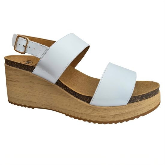 SCHOLL SANDALES ORTHOPEDIQUES BLANCHES FEMMES
