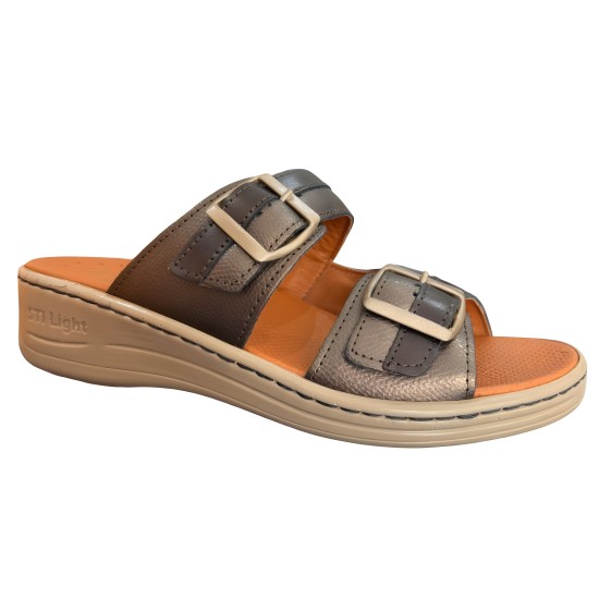 STILIGHT CLAQUETTES ORTHOPEDIQUES MARRONS FEMMES