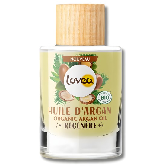 LOVEA HUILE RÉGÉNÉRANTE CORPS ET CHEVEUX HUILE D'ARGAN BIO 50ML