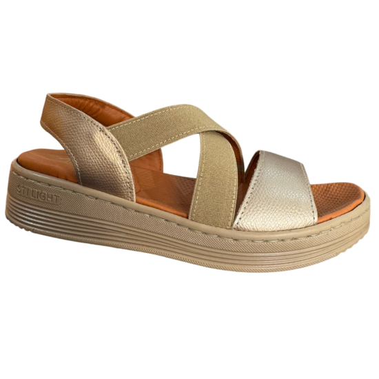 STI LIGHT SANDALES ORTHOPEDIQUES BEIGE FEMME