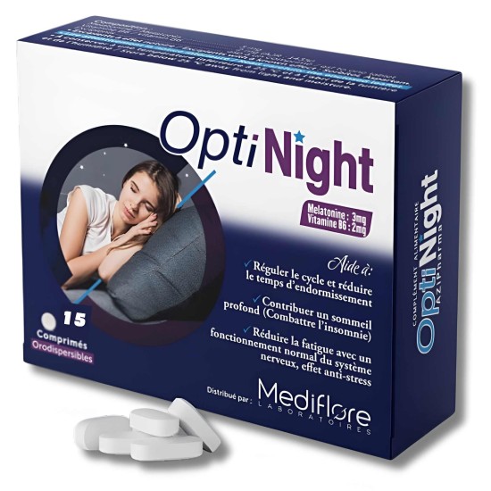 MEDIFLORE OPTINIGHT 15 COMPRIMES