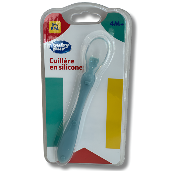Baby Pur Cuillere Silicone Kitty 4 m+ Ref 76801